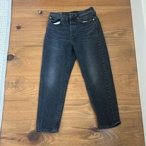 Levi’s black straight jeans - size 26